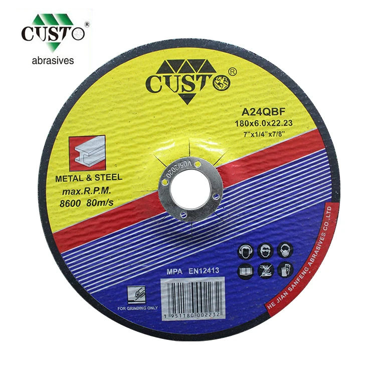 T27 180mm Metal Depressed Center Grinding Wheels Discs 7 Inch