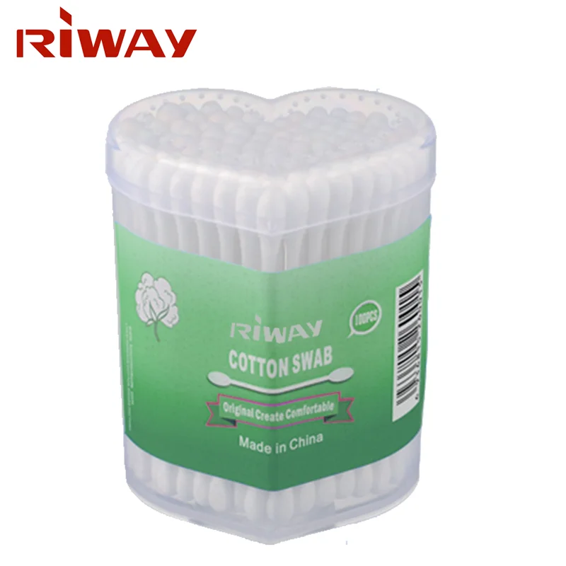 Wholesale Disposable Eco-Friendly Natural Cotton Swab Paper Stick Cotton Ear Buds