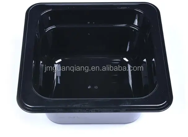 food grade approved 1/6 size polycarbonate food container restaurant gn pan