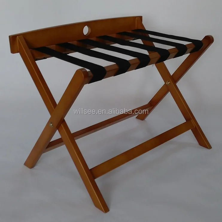 PR-1041 деревянная стойка для чемоданов гостиничных номеров складная багажная