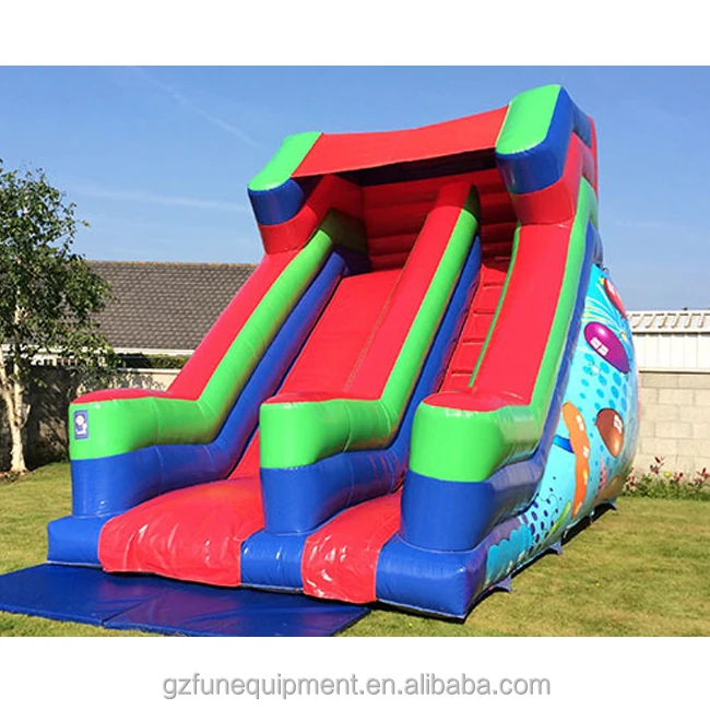 Надувная горка для прыжков, гигантская надувная сухая горка для детей и взрослых