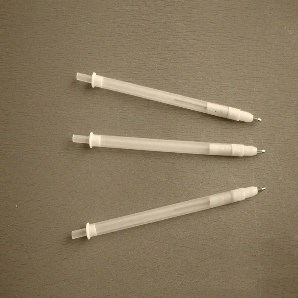 
0.5 0.7 0.9mm plastic double blossom lock ring parts plastic with metal mechanical Pencil part 