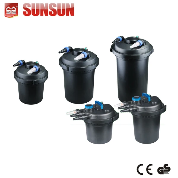 Внешняя система фильтров для пруда SUNSUN koi С УФ-подсветкой био-шариковой