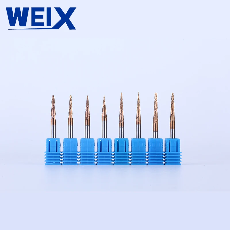 Weix factory  Tungsten Carbide Taper Ball End Mill Woodworking Router Bits end mill cutting