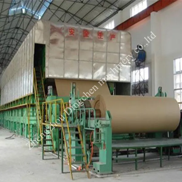 Zhengzhou Dingchen Machinery kraft paper making machine for capacity 30 tons per day