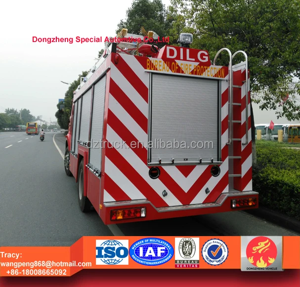 SINOTRUCK water tank fire truck, howo 8000liters fire fighting vehicle for sale