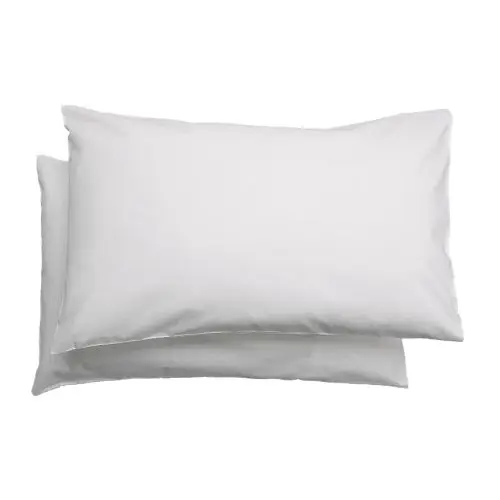 wholesale hospital use white cheap 100% poly plain pillow case