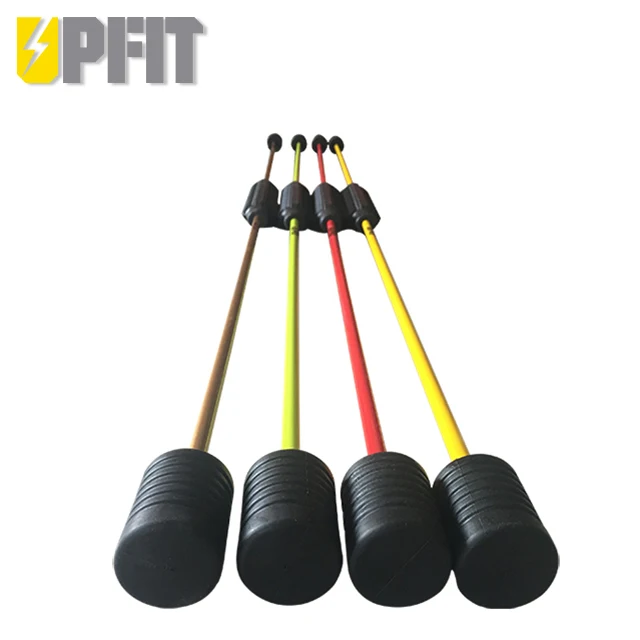 Promotional Popular Aerobic Fiberglass Flex Bar Fitness Body Bar Swing Stick Multi Color Glassfiber Aerobic Flex Bar