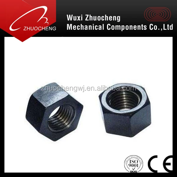 Heavy duty black din934 grade 8 hex nut