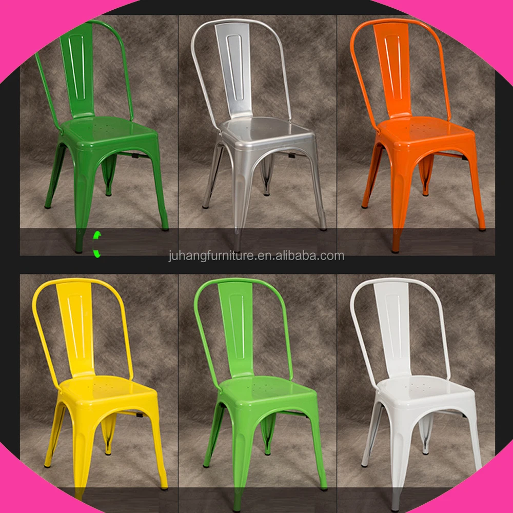 China stackable steel chair for sale resin  garden chair