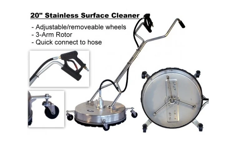 Высококачественный 8 дюймовый очиститель поверхности из нержавеющей стали высокого давления