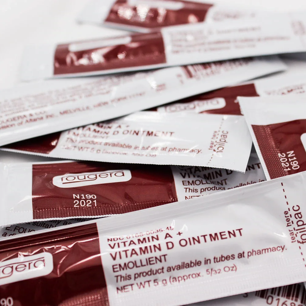 100PCS Tattoo Aftercare Cream Vitamin A+D Anti Scar Vitamin A D Ointment For Permanent Makeup Tattoo Supplies