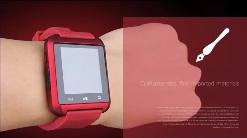 2017 Мода Новый Белый Удаленной Камеры Смарт-Наручные Часы