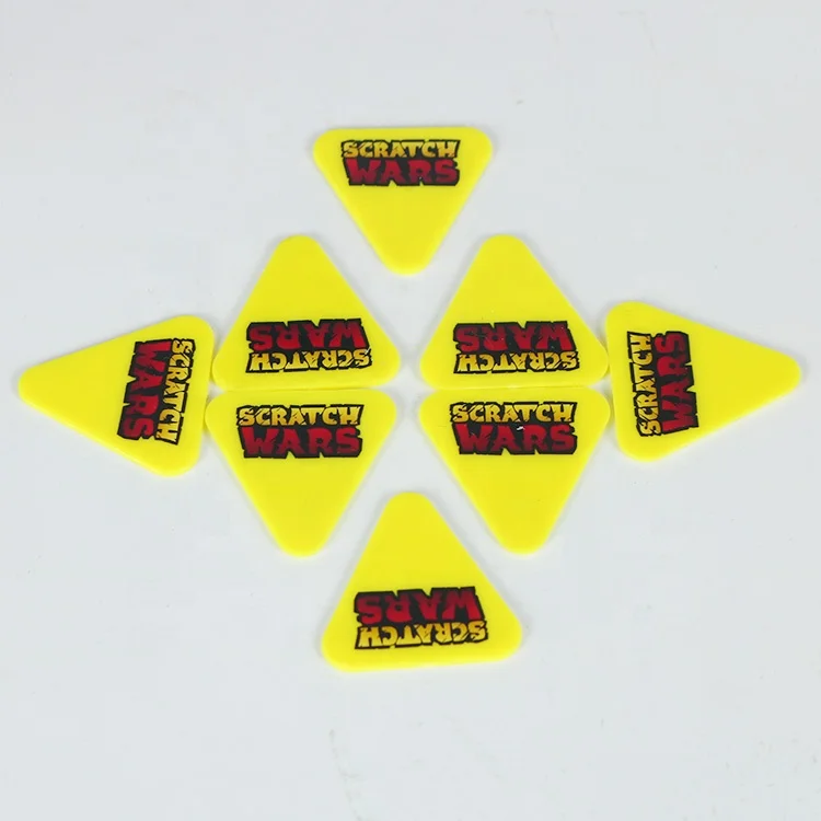 promotional embossed plastic board game trolley token coin