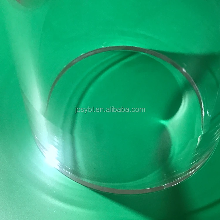 
Transparent borosilicate glass tube 