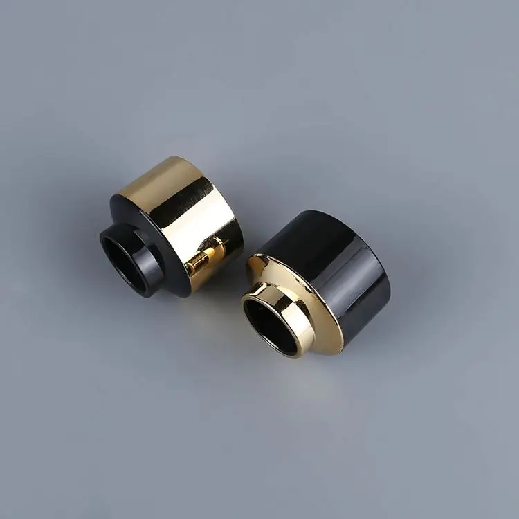 Wholesale Custom Gold Black Decorative Metal Screw Perfume Cap