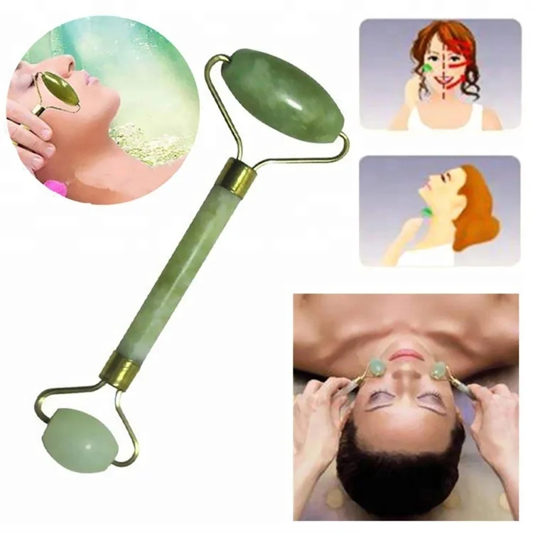 
Wholesale High Quality Face Slim Jade Massage Roller For Facial Massager Anti Aging Tool 