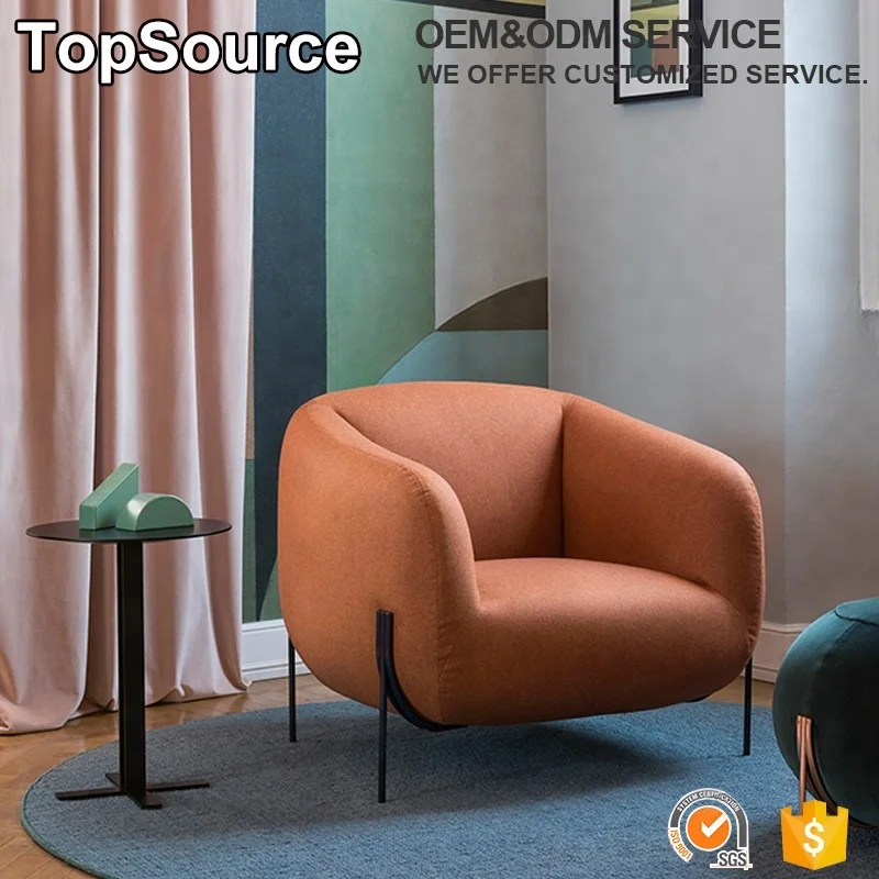 
Italia Style Fabric Design Modern Geo Sofa 