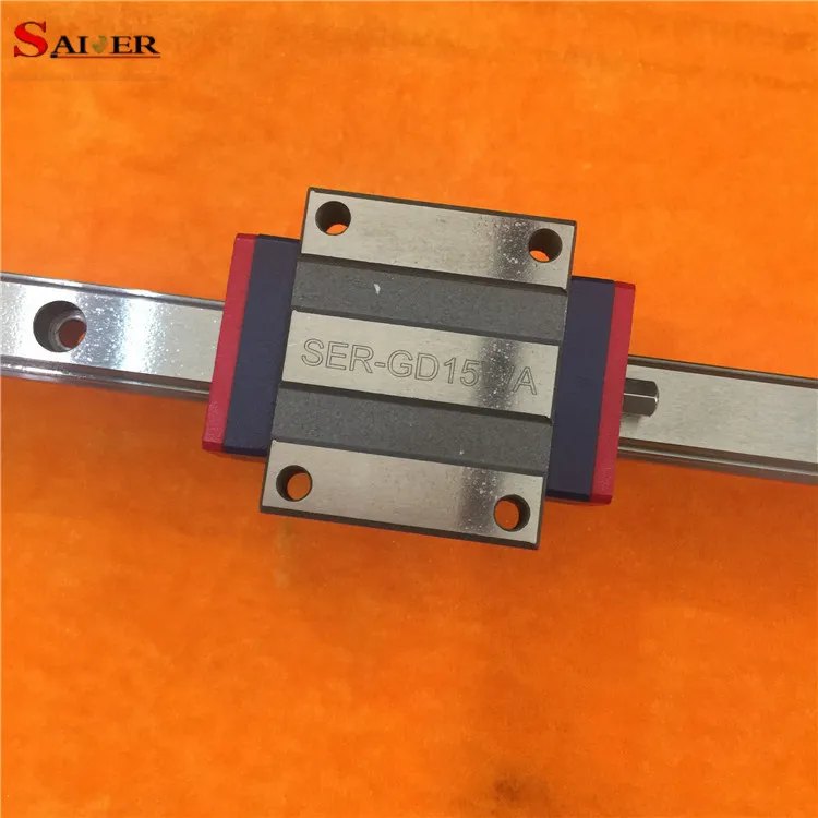 Китай производитель SAIER бренд 15MM линейный направляющий рельс