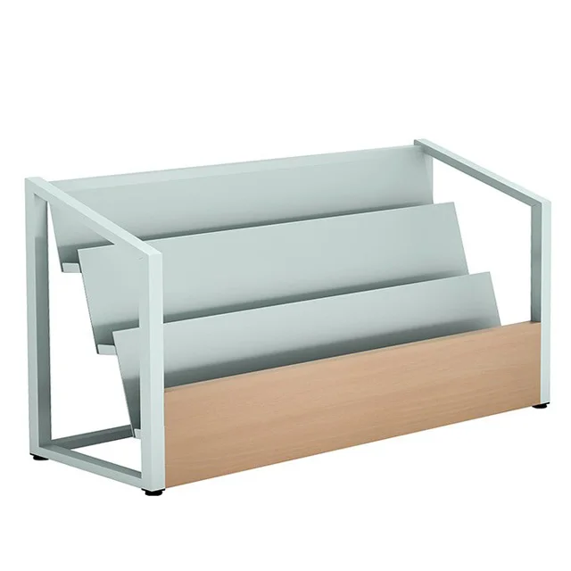 Wall mount metal magazine rack steel journal holder stand rack