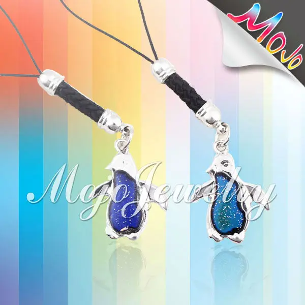 Настроение пингвин шарм дешевые ювелирные изделия проблесковый огонь мобильный телефон ремни для сша