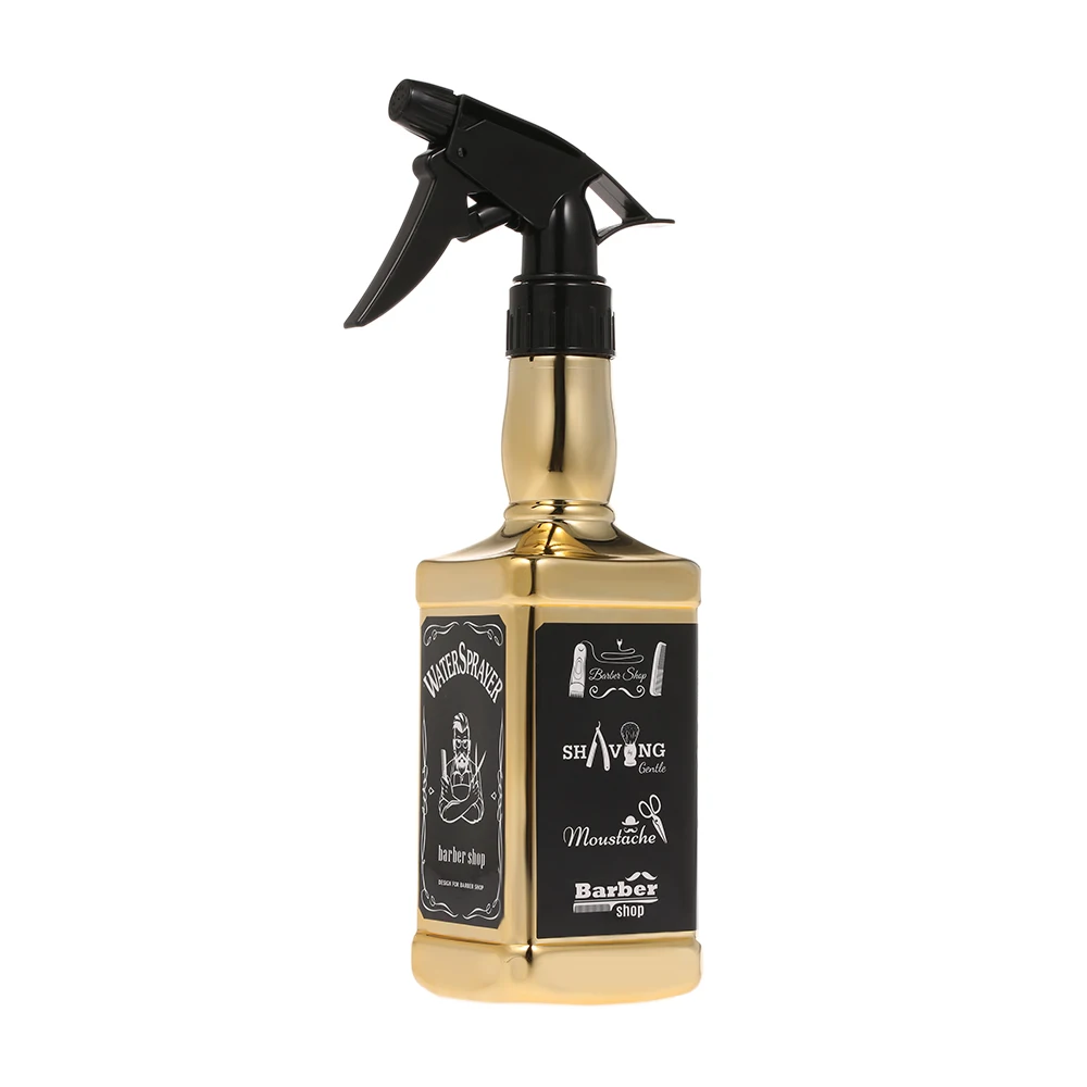 
Hair Spray Bottle 500ml Empty Refillable Sprayer Bottle Salon Barber Water Sprayer Moisture Atomizer Hairdressing Random Color 