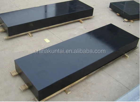Black Granite Surface Plate With Wooden Box