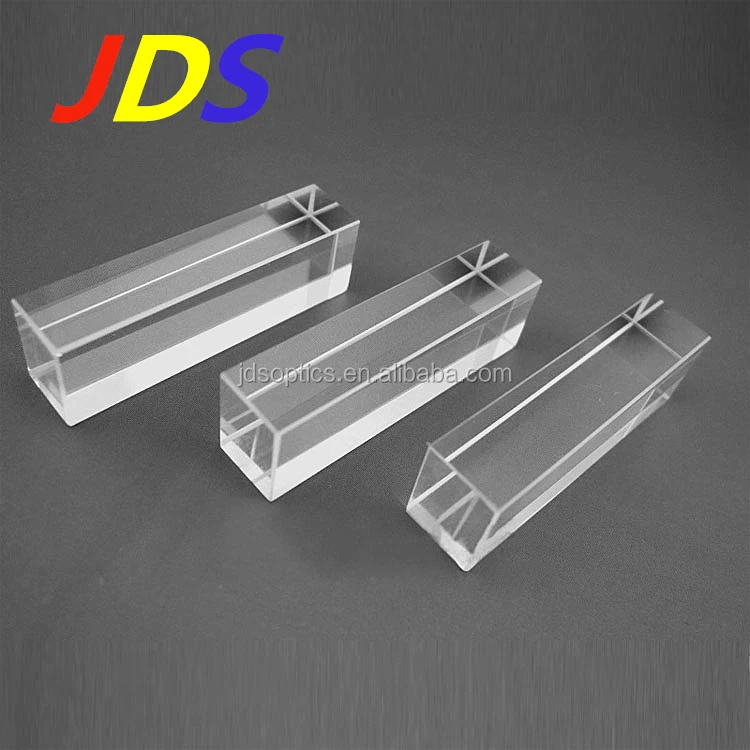 JDS polarization beam splitter cube optic glasses prism, quartz prism