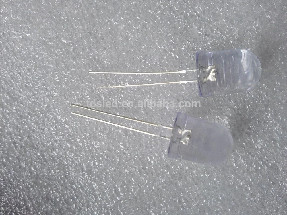 Difused lens 10mm yellow Round led