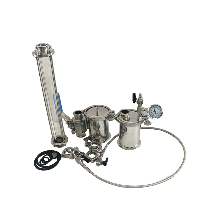 100g Sanitary Stainless Steel Bho Closed Loop Extractors Kits