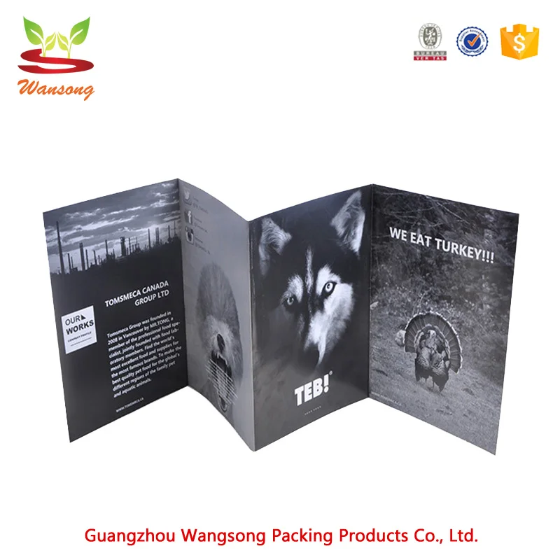 
New products custom a3/a4/a5 157gms glossy coated paper flyer, floding full color leaflet printing service 