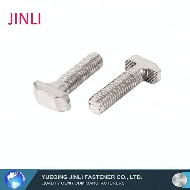 M8*35 T-Head Bolt Screw With Aluminum Extrusion 4545