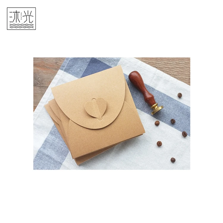 
High Quality Creative Storage Packaging Brown Kraft Paper Dvd Cd Bags & Cases 