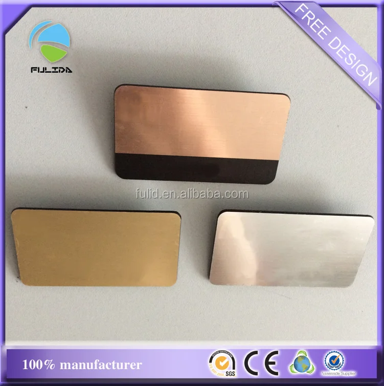 Blank ABS Plastic Pin Magnet Name Badge Gold Rose Silver