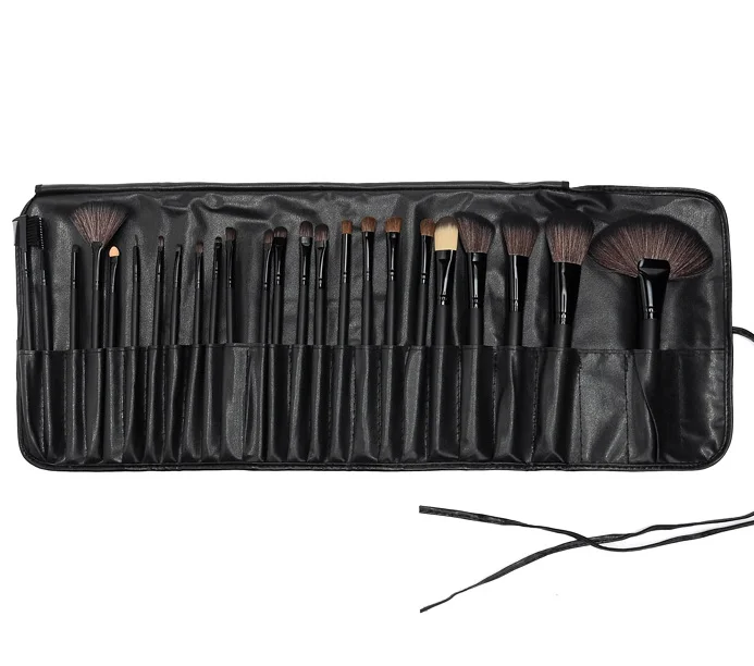 Best 24Pcs Makeup Brush Synthetic Wood Makeup Brush Set With Bag