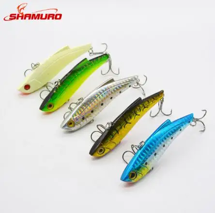 HOT SALE 9.3cm27.5g VIB Spoon Blade Metal Fishing LureBass Lures Artificial Bait Sinking Vibration Fishing Lure
