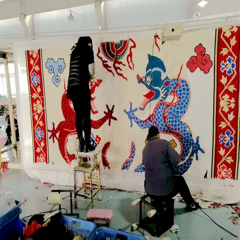 Hand tufted New Zealand wool carpets and rugs for living room