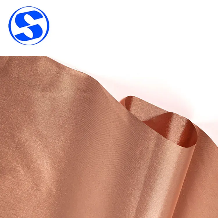 Plain weave appearance EMI plain conductive shielding fabric for electronic accessory