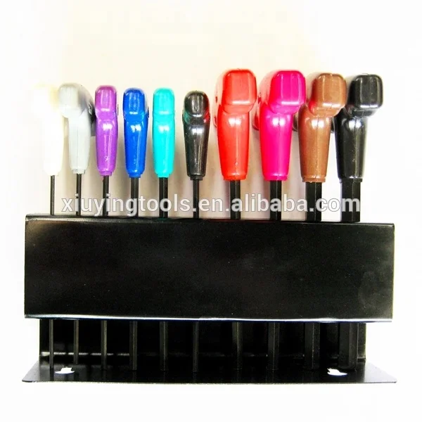 18 шт. Torx Метрическая SAE длинные руки шестигранный набор ключей длинная рука Аллен с холщовой сумкой упаковка