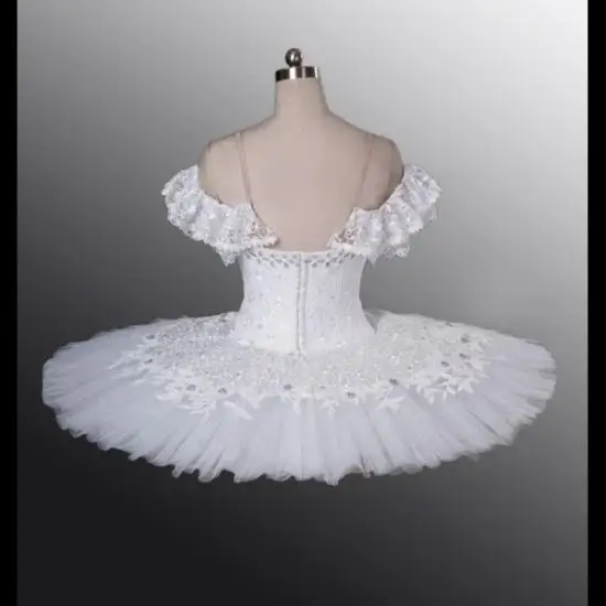 Professional High Quality Custom Size Classical Women Adult White Ballet Tutu