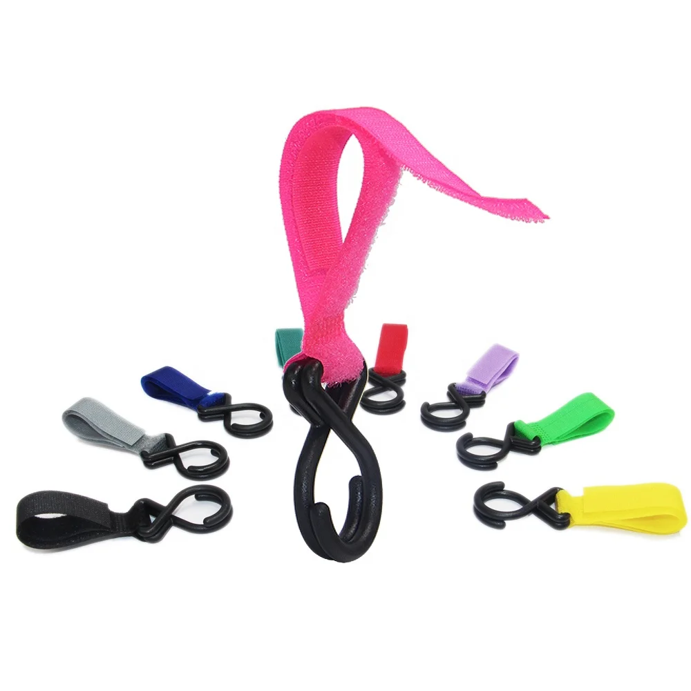 Cheap Universal multipurpose Baby Stroller Accessories premium Buggy Clips pram Hanger plastic diaper bag Cart Hooks wholesale