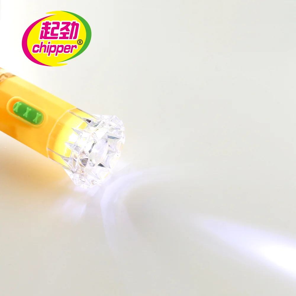 Light Electric Torch Toy With CC  Stick Candy