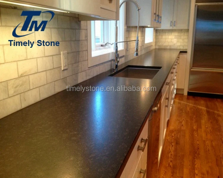 
natural black stone outdoor indoor model dining table tops 