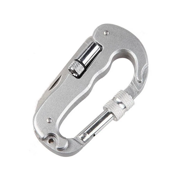 Mini multi tool carabiner pocket knife