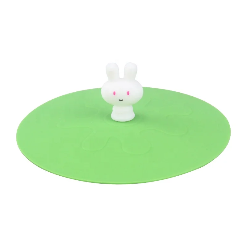 Anti-dust Silicone Cup Cover Coffee Mug Suction Seal Cup Lid Silicone Cup Cover