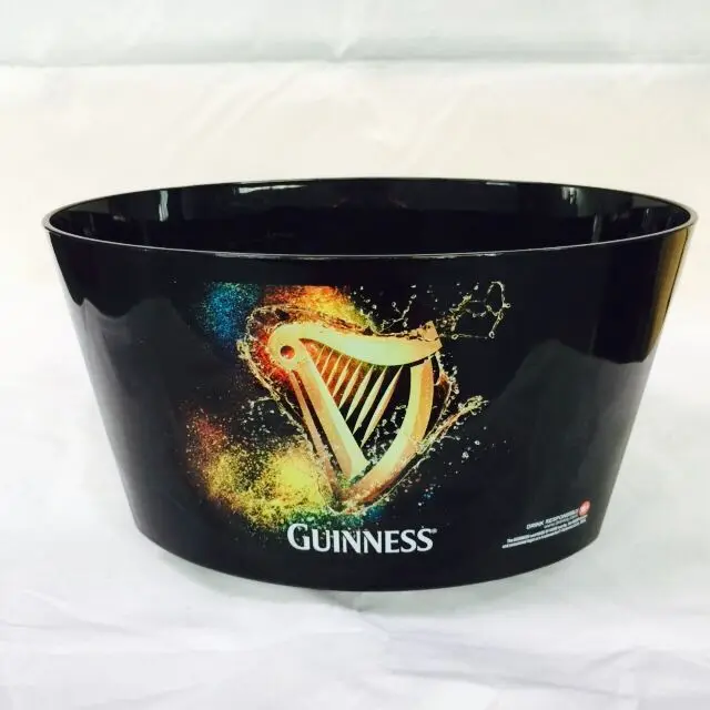 Прозрачное Дешевое Пластиковое ведро для льда для рекламы