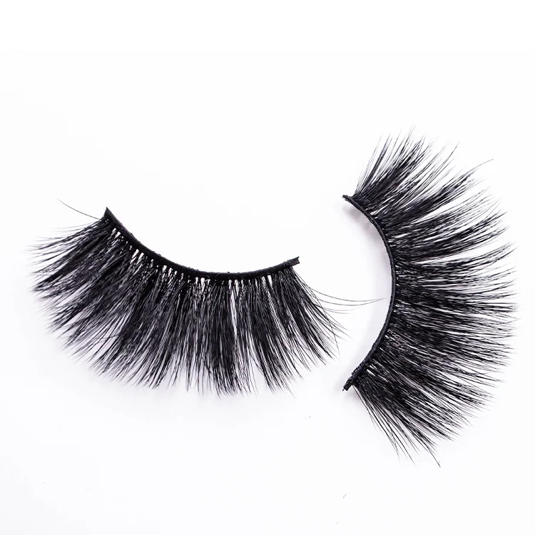 
Wholesale Premium 25mm Silk Faux Mink Eyelashes With Custom Packaging 