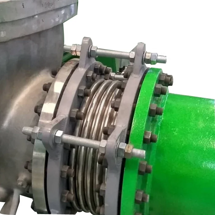 DN200*100mm flexible welding duct expansion joint exhaust ss metal bellows