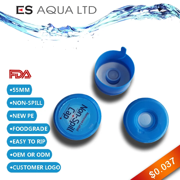 non-spill 18.9Liters, 19liters, 20litre 5 gallon water bottle cap tap cover lids water bottle