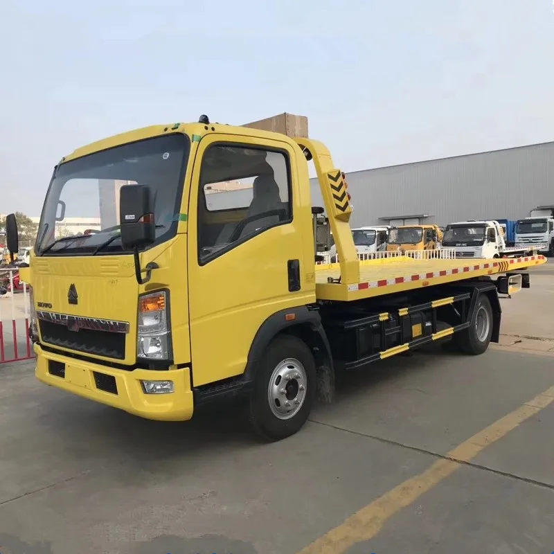 Right hand drive tilt tray flatbed tow truck for sale